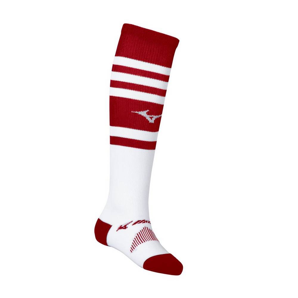 Mizuno Men's Retro Performance OTC Baseball Socks Red (370268-ECH)